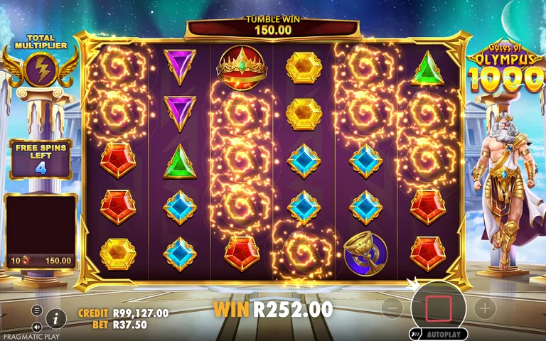 Gates of Olympus 1000 winning spin